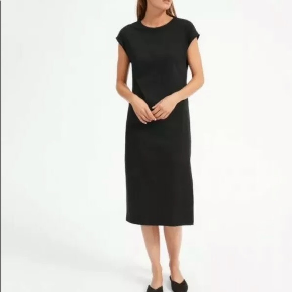 Everlane Dresses & Skirts - Everlane The Luxe Cotton Side-Slit Tee Dress